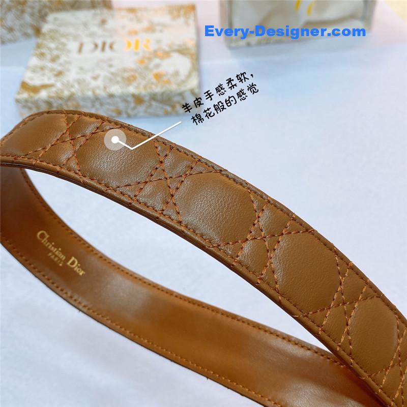 D10r new rhombic sheepskin belt