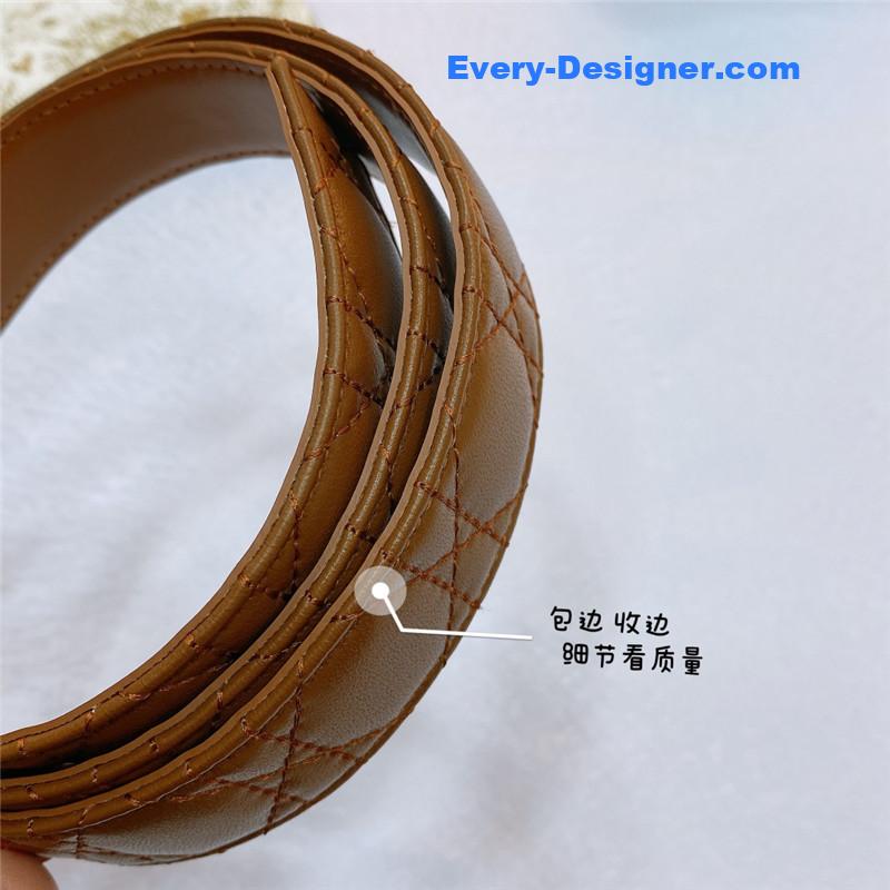 D10r new rhombic sheepskin belt