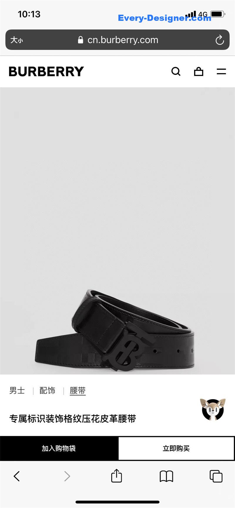 Bv*b*rry simple casual belt