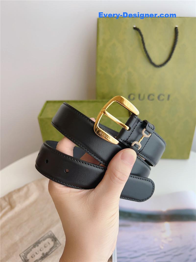 Gvc*1 print embossed leather belt