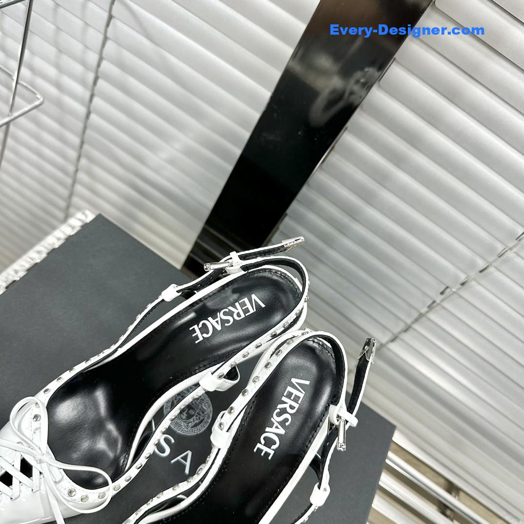 Versace new pointed high heels