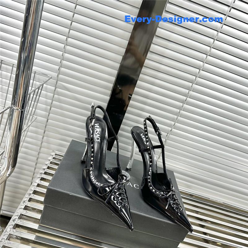 Versace new pointed high heels