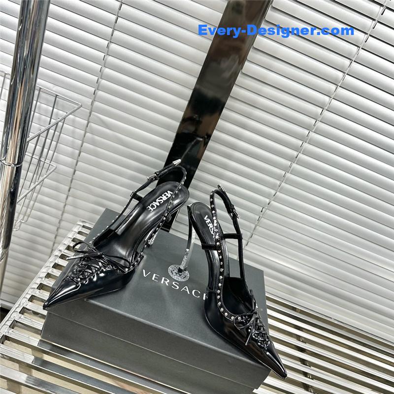 Versace new pointed high heels