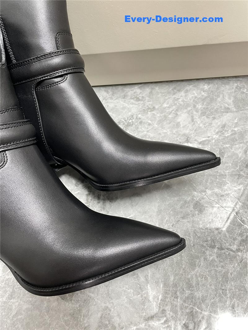 Ce1i*e autumn and winter new retro arc de triomphe ankle boots