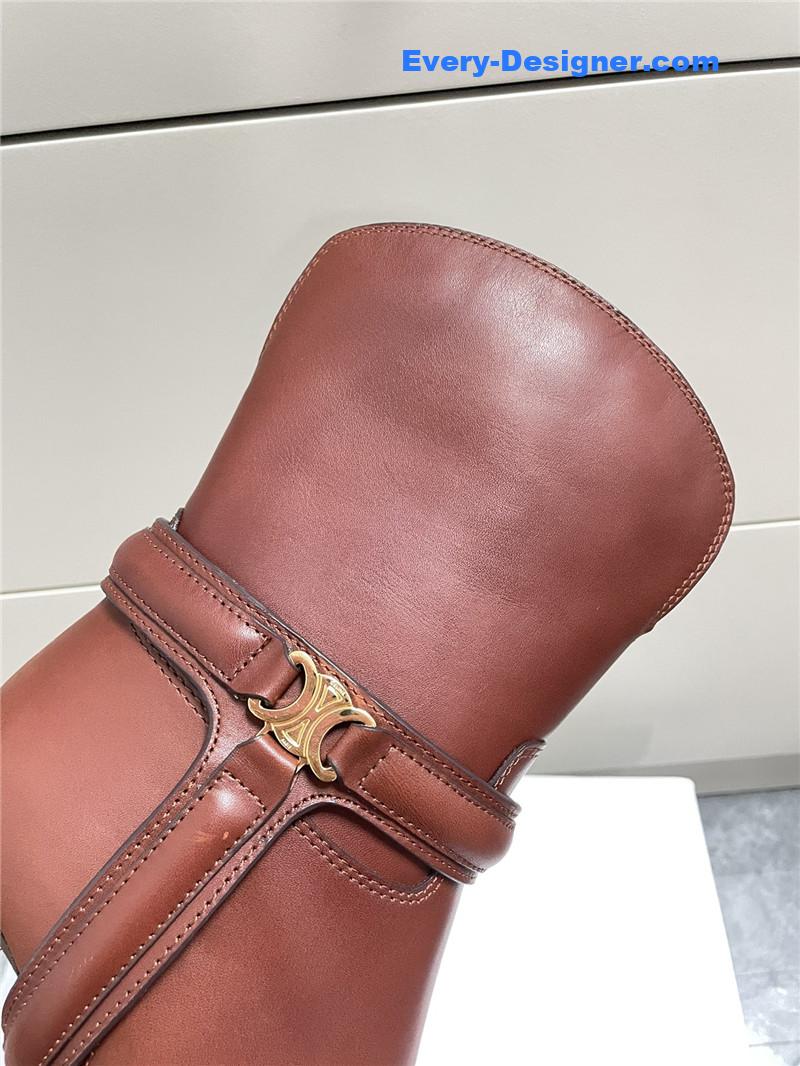 Ce1i*e autumn and winter new retro arc de triomphe ankle boots