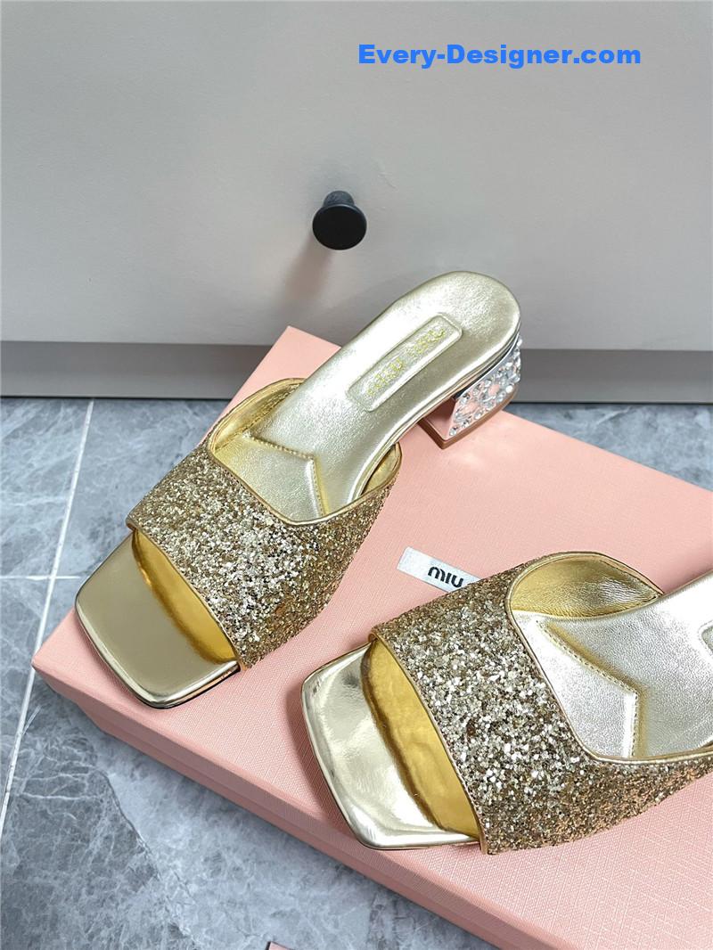 M1um1u new crystal slippers