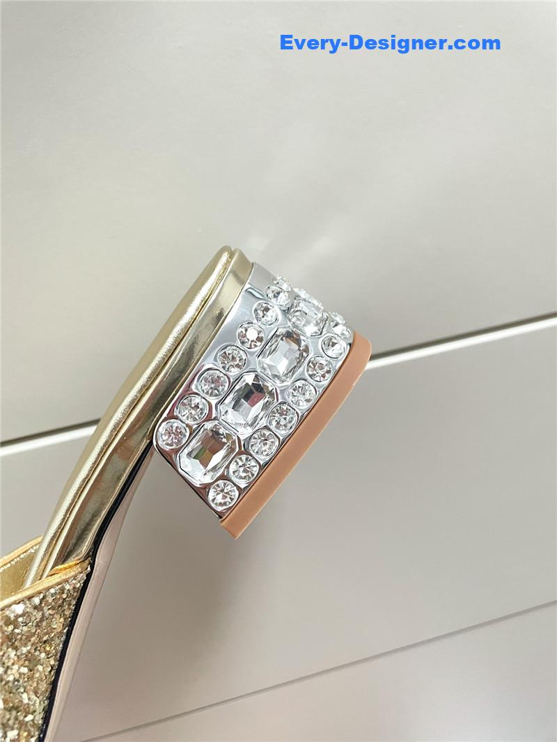 M1um1u new crystal slippers