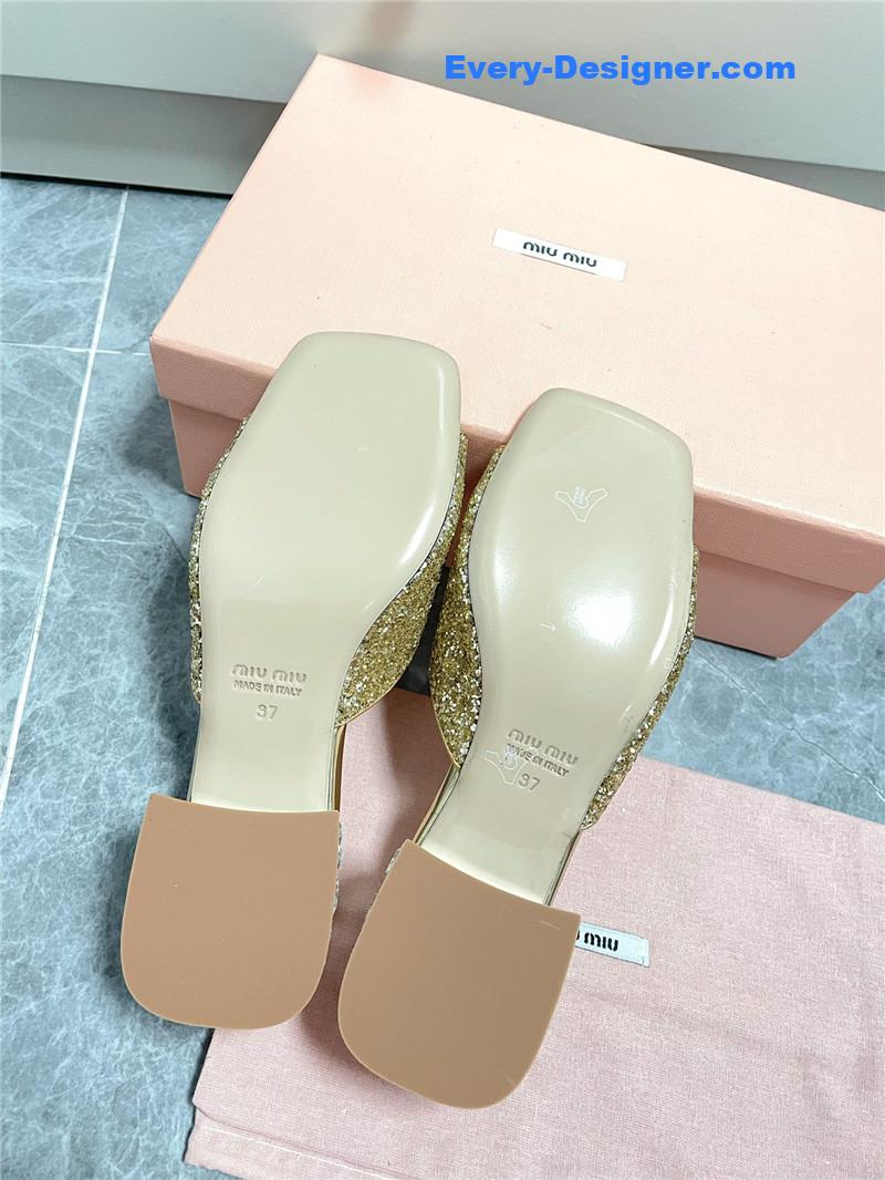 M1um1u new crystal slippers