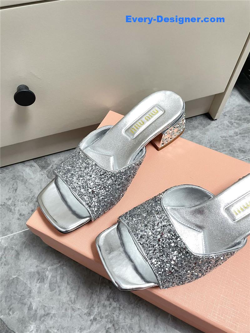 M1um1u new crystal slippers