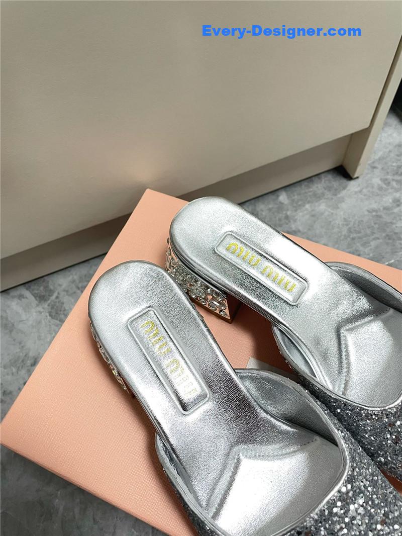 M1um1u new crystal slippers