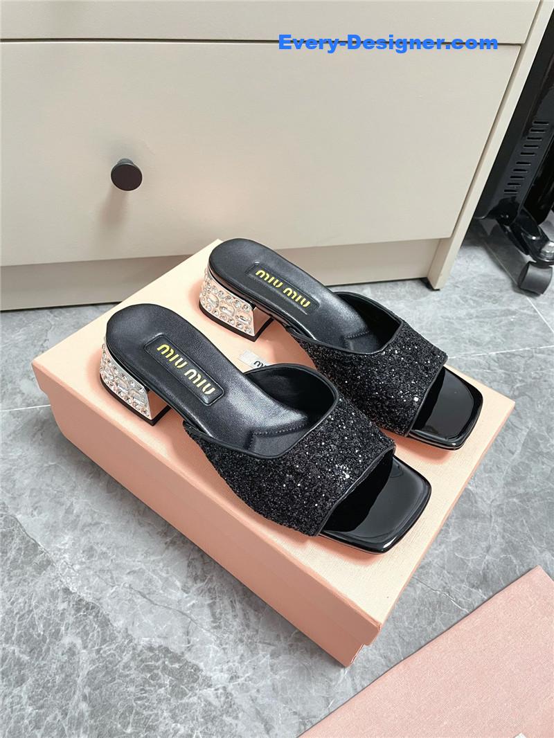 M1um1u new crystal slippers