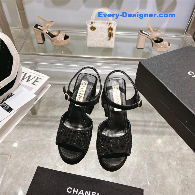 CC summer platform chunky heel sandals