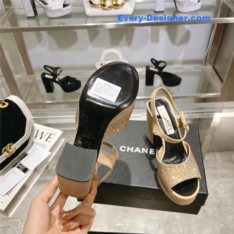 CC summer platform chunky heel sandals