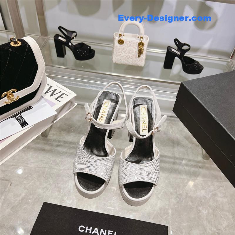 CC summer platform chunky heel sandals