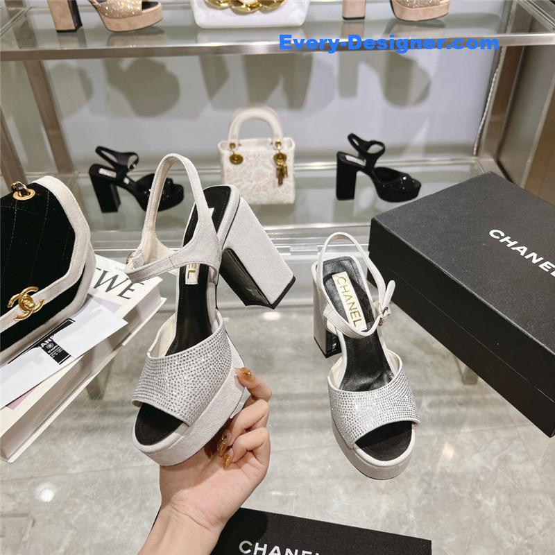 CC summer platform chunky heel sandals