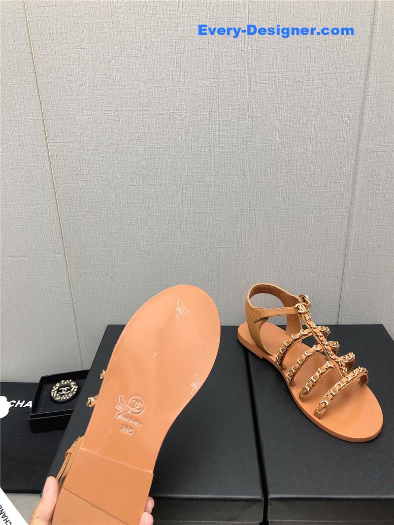 CC chain sandals