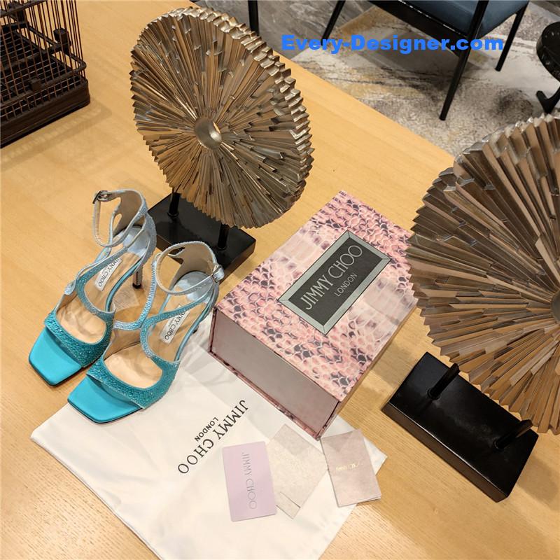 j1m*y ch00 blue color block hot D1am0nd wedding shoes