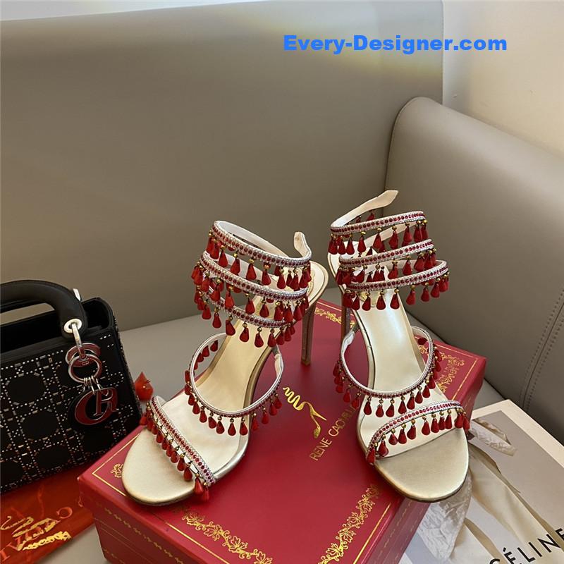 Classic snake wrap sandals