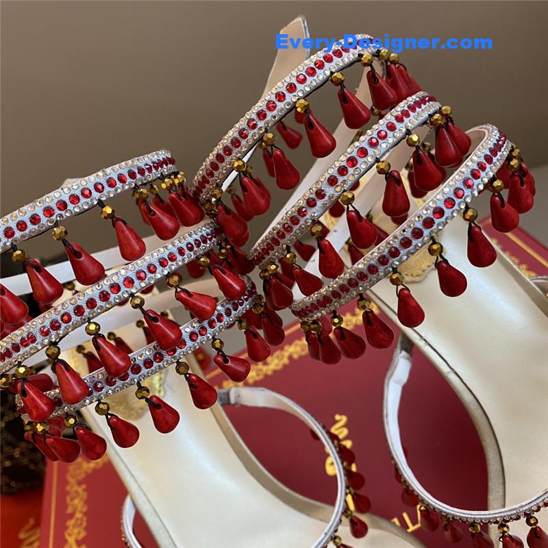 Classic snake wrap sandals