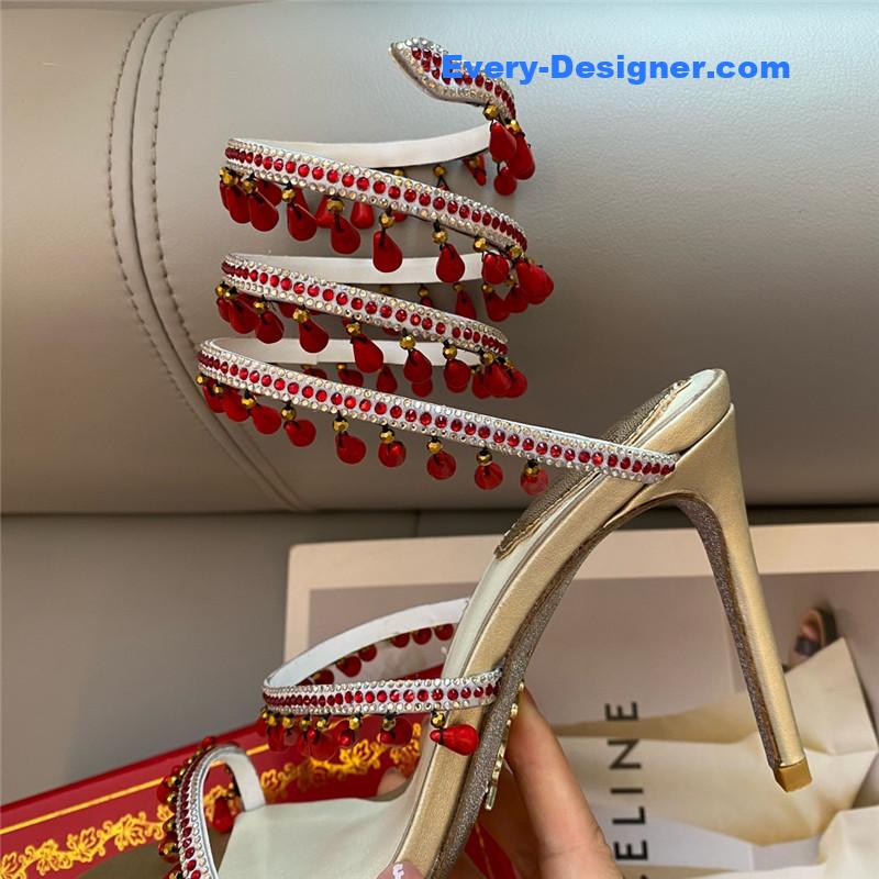 Classic snake wrap sandals