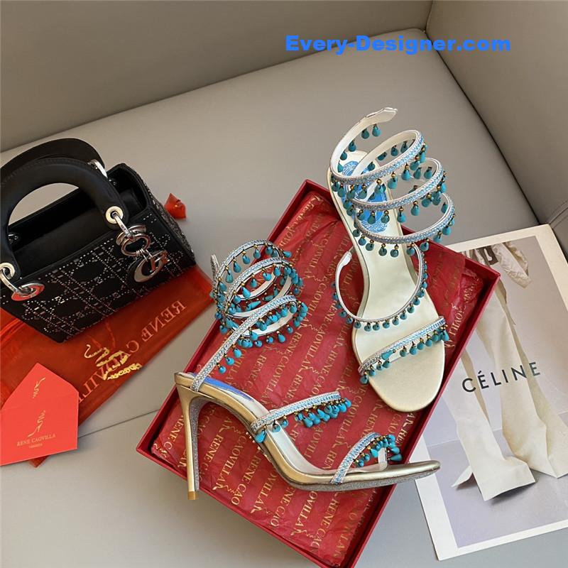 Classic snake wrap sandals