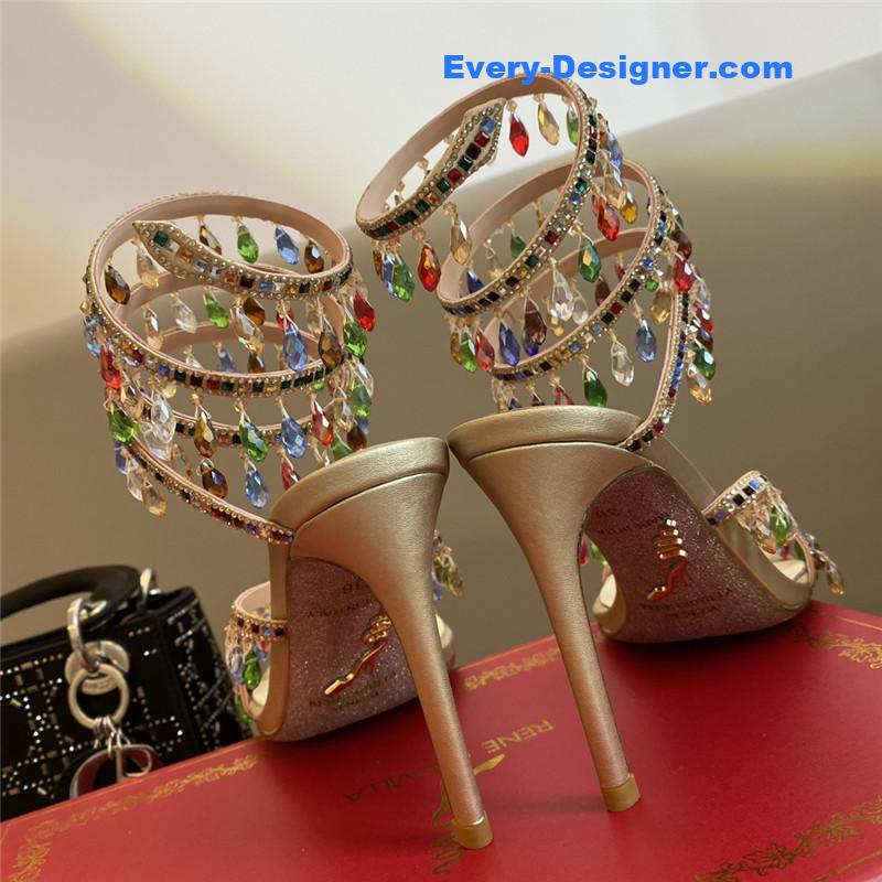 Classic snake wrap sandals