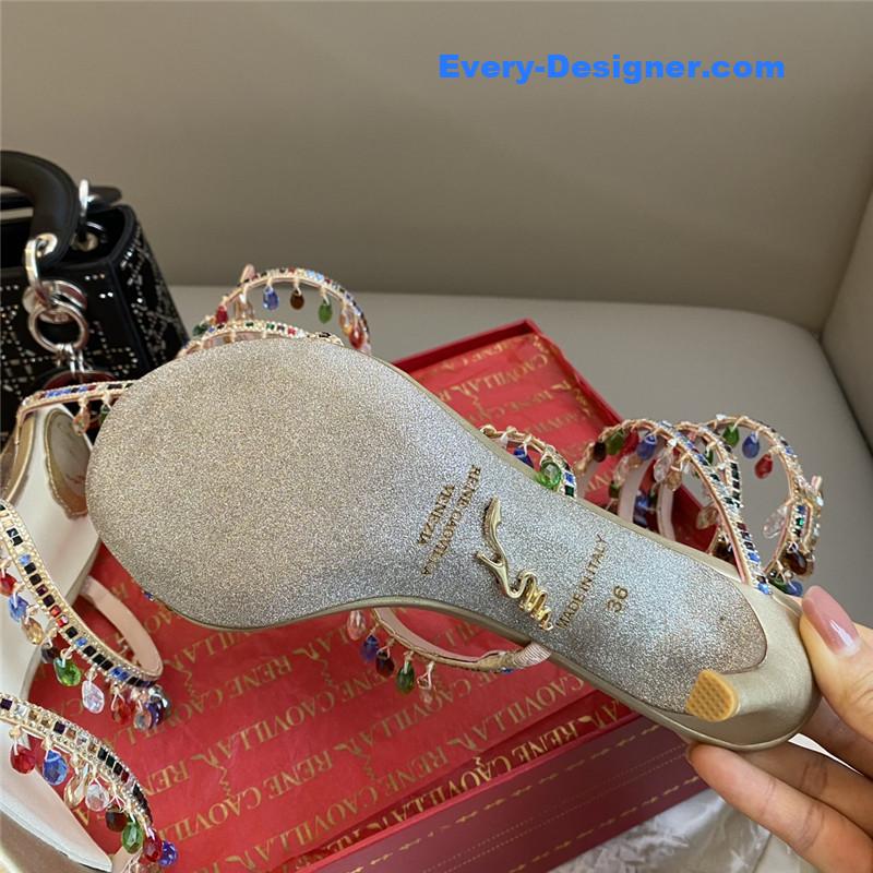 Classic snake wrap sandals