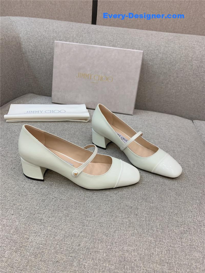 J1m*y Ch00 new thick heel mary jane shoes