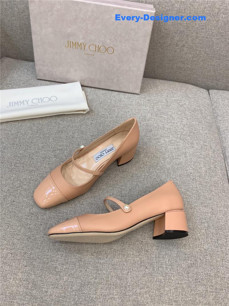 J1m*y Ch00 new thick heel mary jane shoes