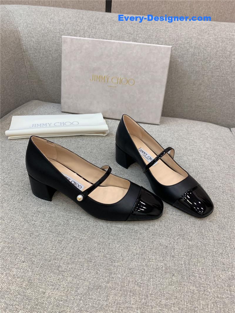 J1m*y Ch00 new thick heel mary jane shoes