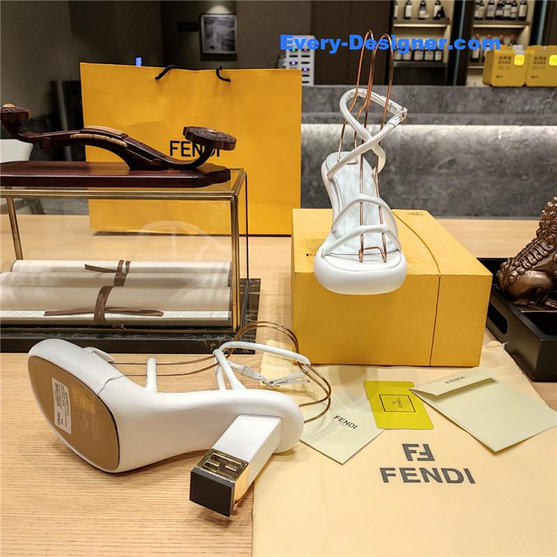 F**di color block haute couture sandals