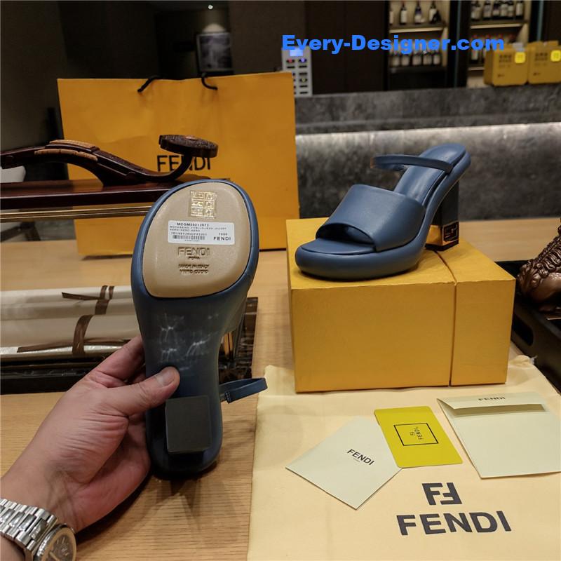 F**di block heel sandals