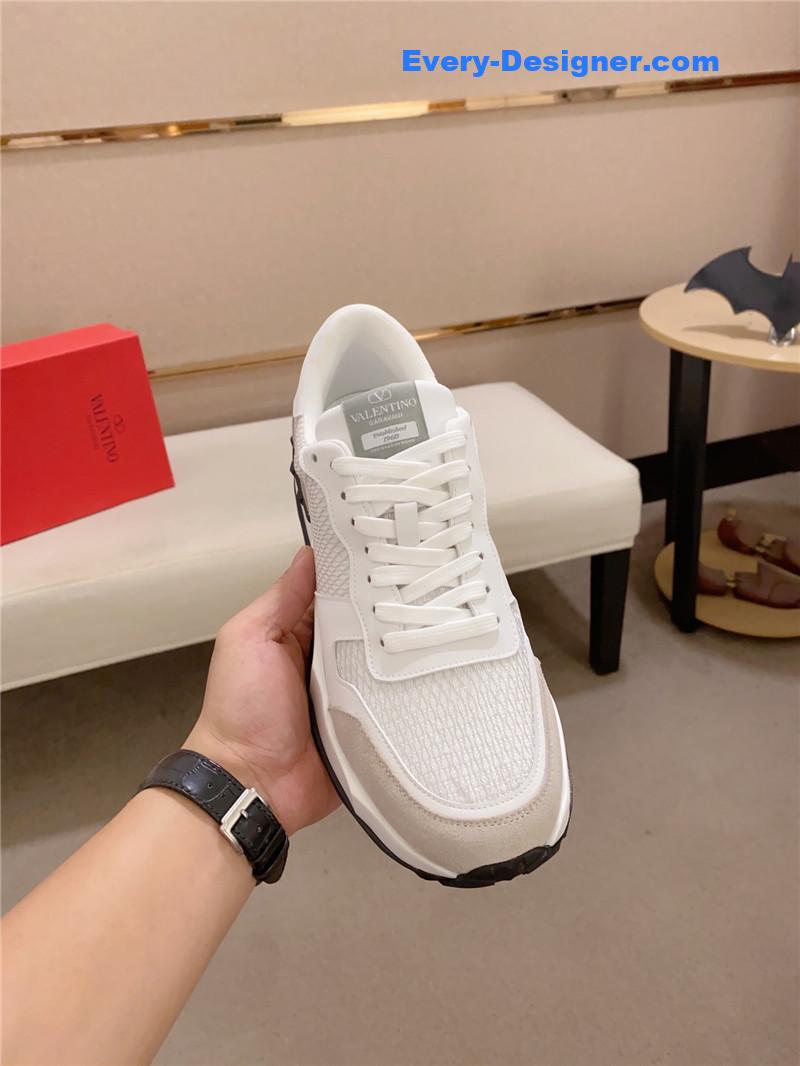 Va1e*ntin0 multi-element color-block casual sneakers