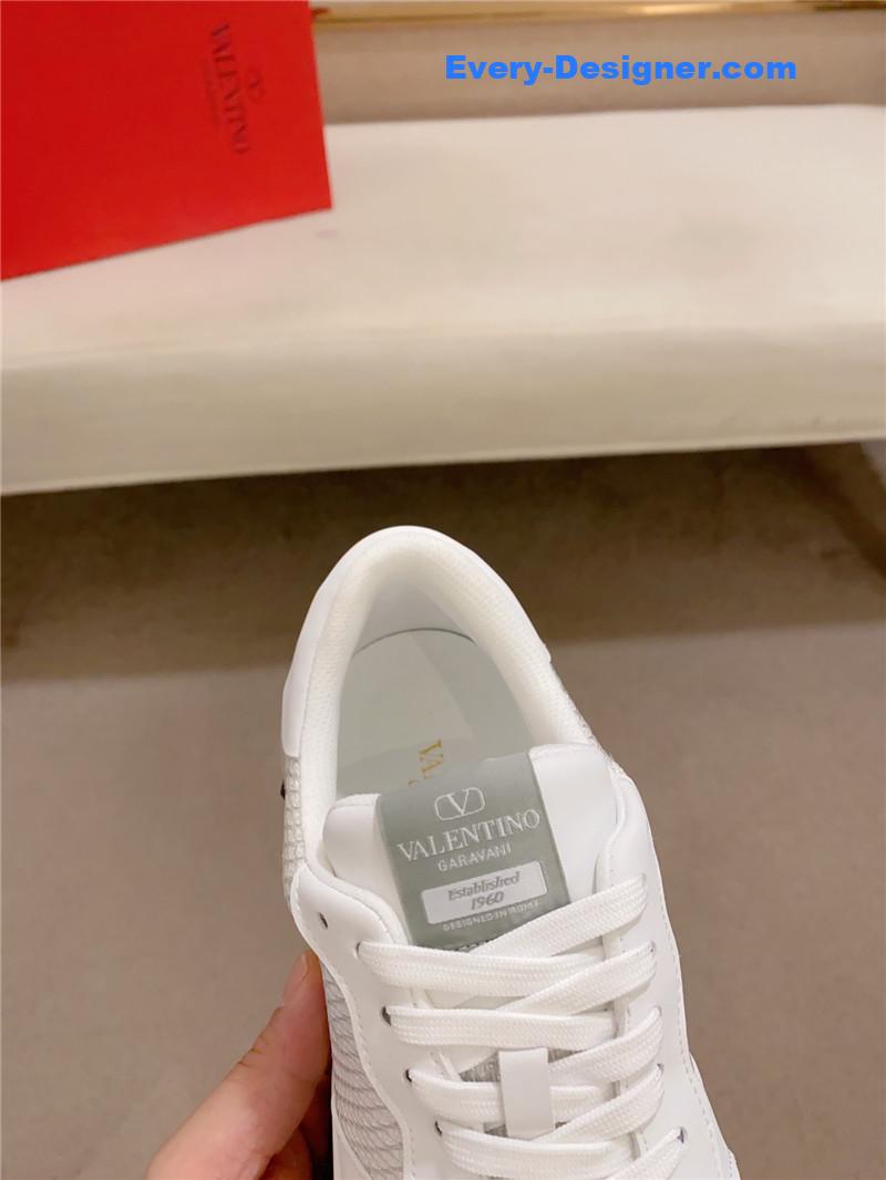 Va1e*ntin0 multi-element color-block casual sneakers