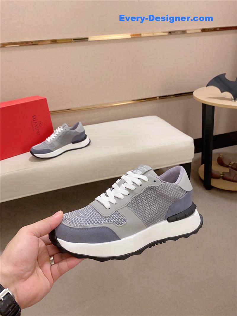 Va1e*ntin0 multi-element color-block casual sneakers