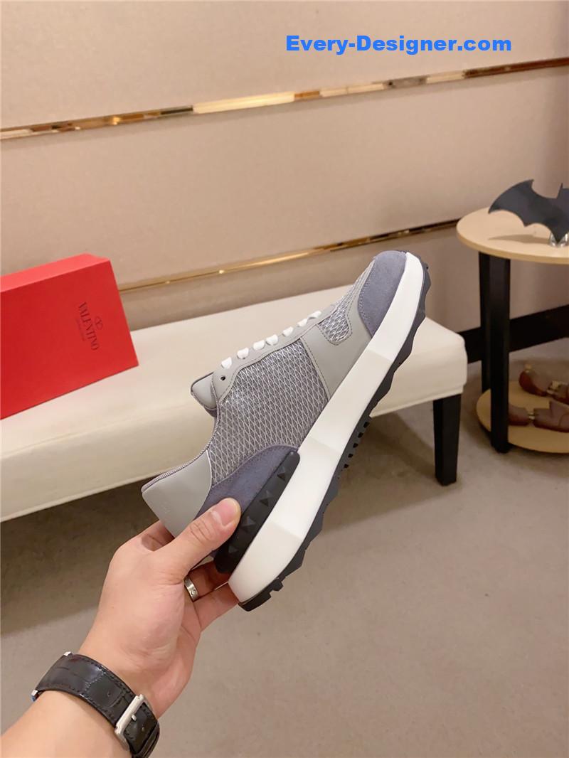 Va1e*ntin0 multi-element color-block casual sneakers