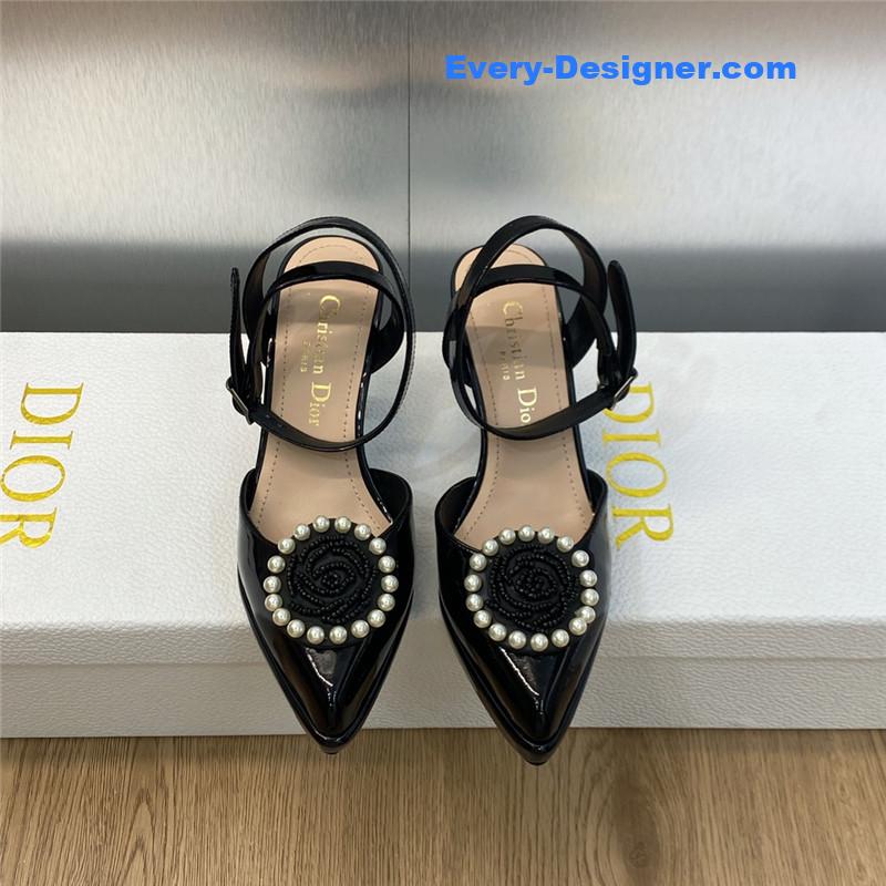 D10r new circle with pointed toe high heels women’s shoes