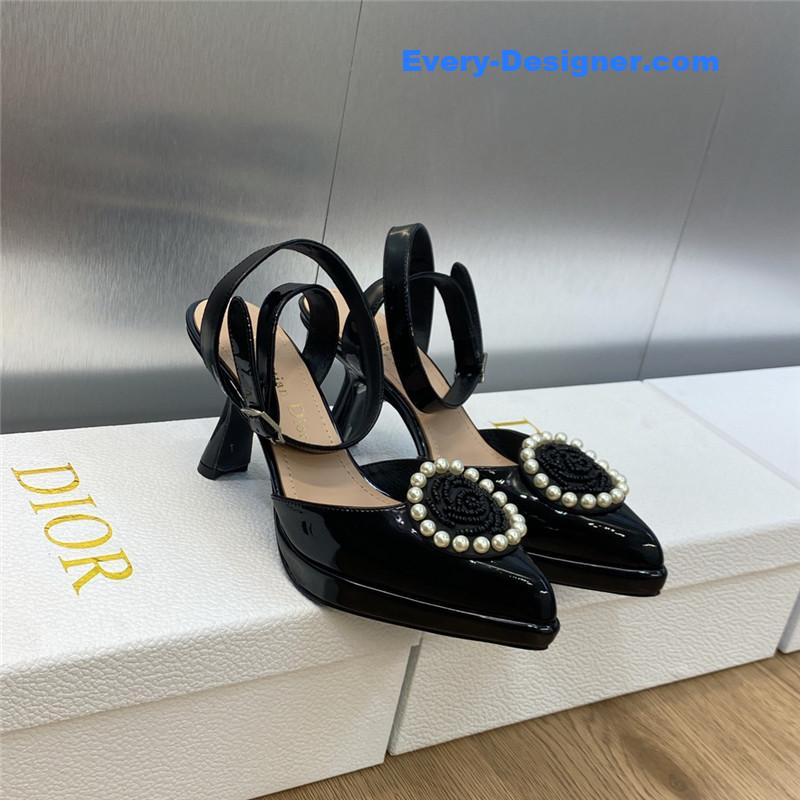 D10r new circle with pointed toe high heels women’s shoes
