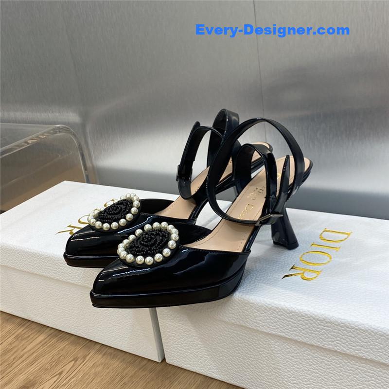 D10r new circle with pointed toe high heels women’s shoes