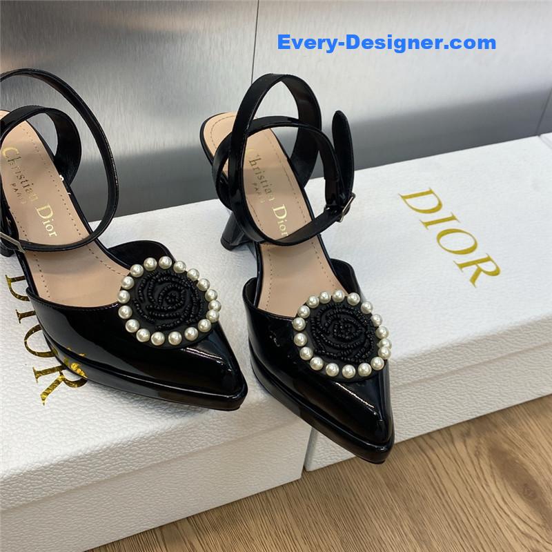 D10r new circle with pointed toe high heels women’s shoes
