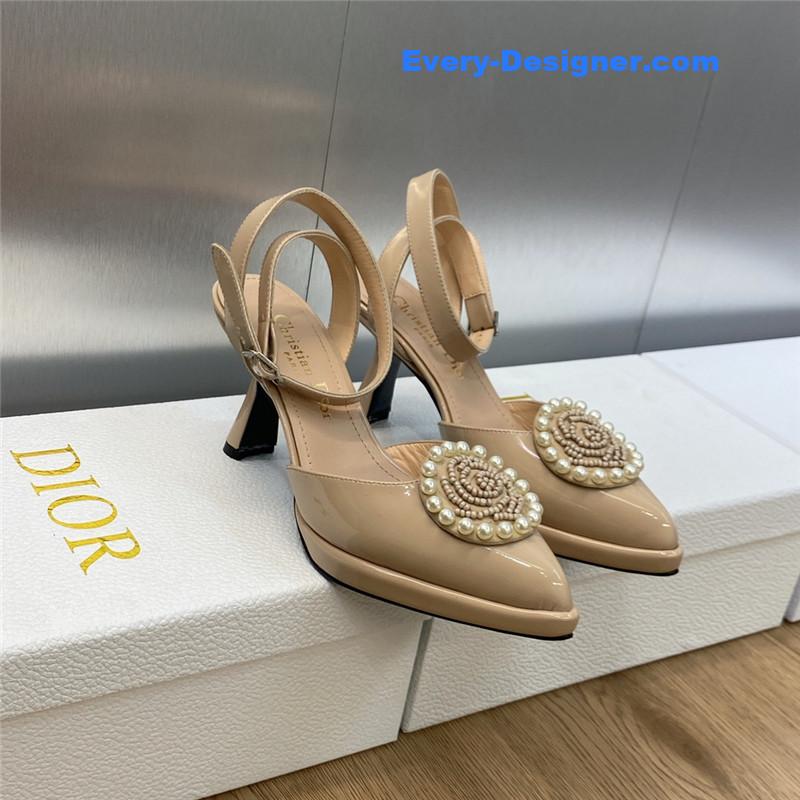 D10r new circle with pointed toe high heels women’s shoes
