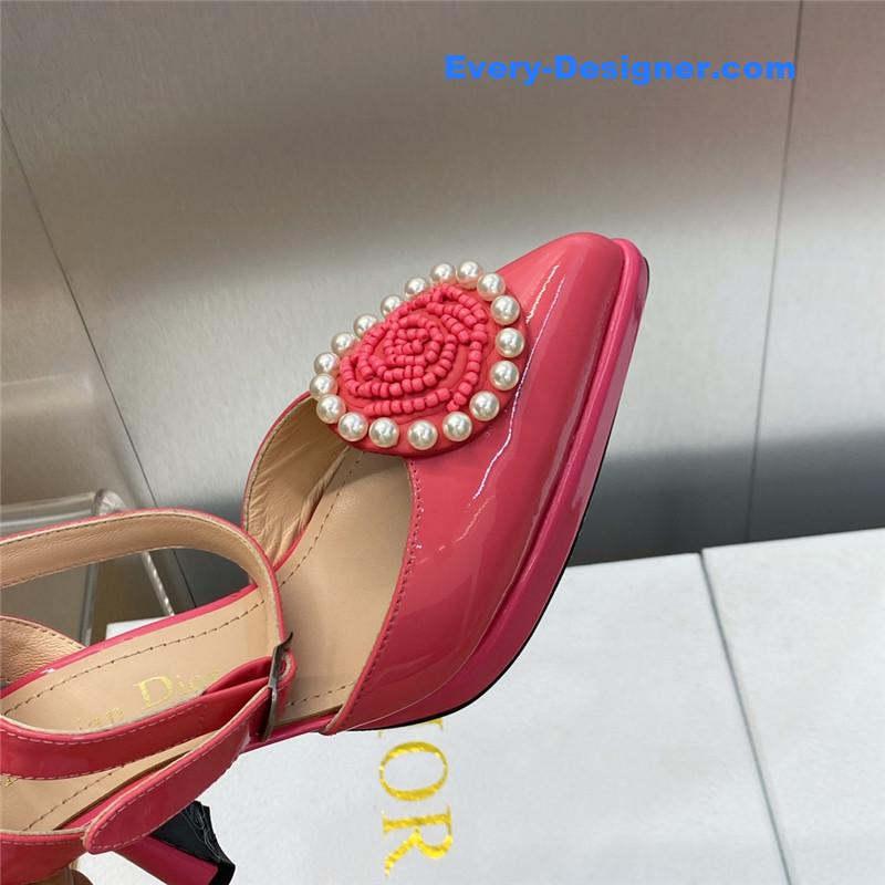 D10r new circle with pointed toe high heels women’s shoes