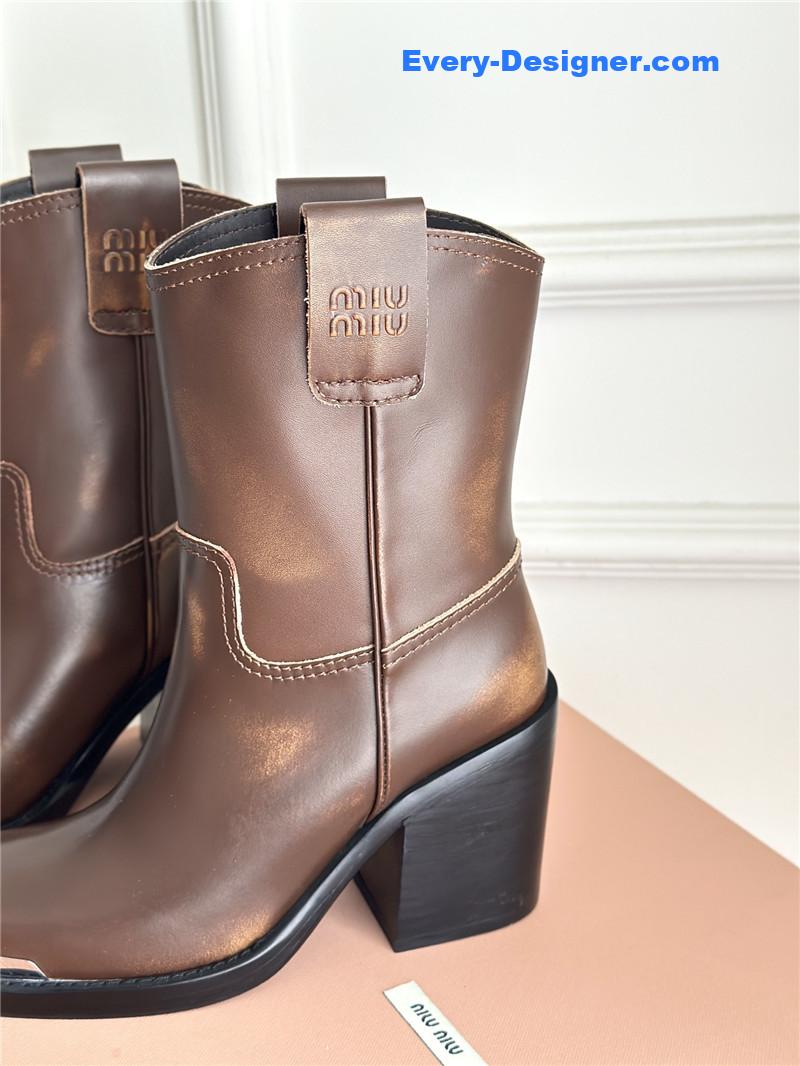 M1um1u new western cowboy boots knight boots