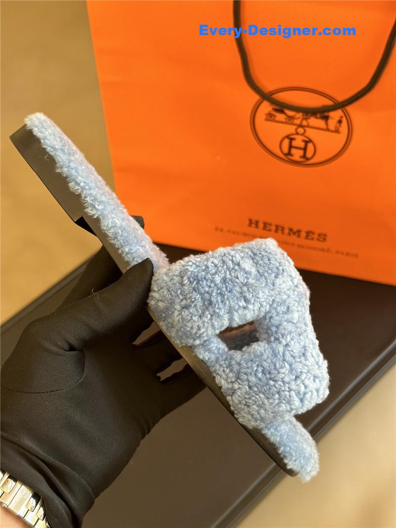 H**me5 fur roll cake hair h slippers