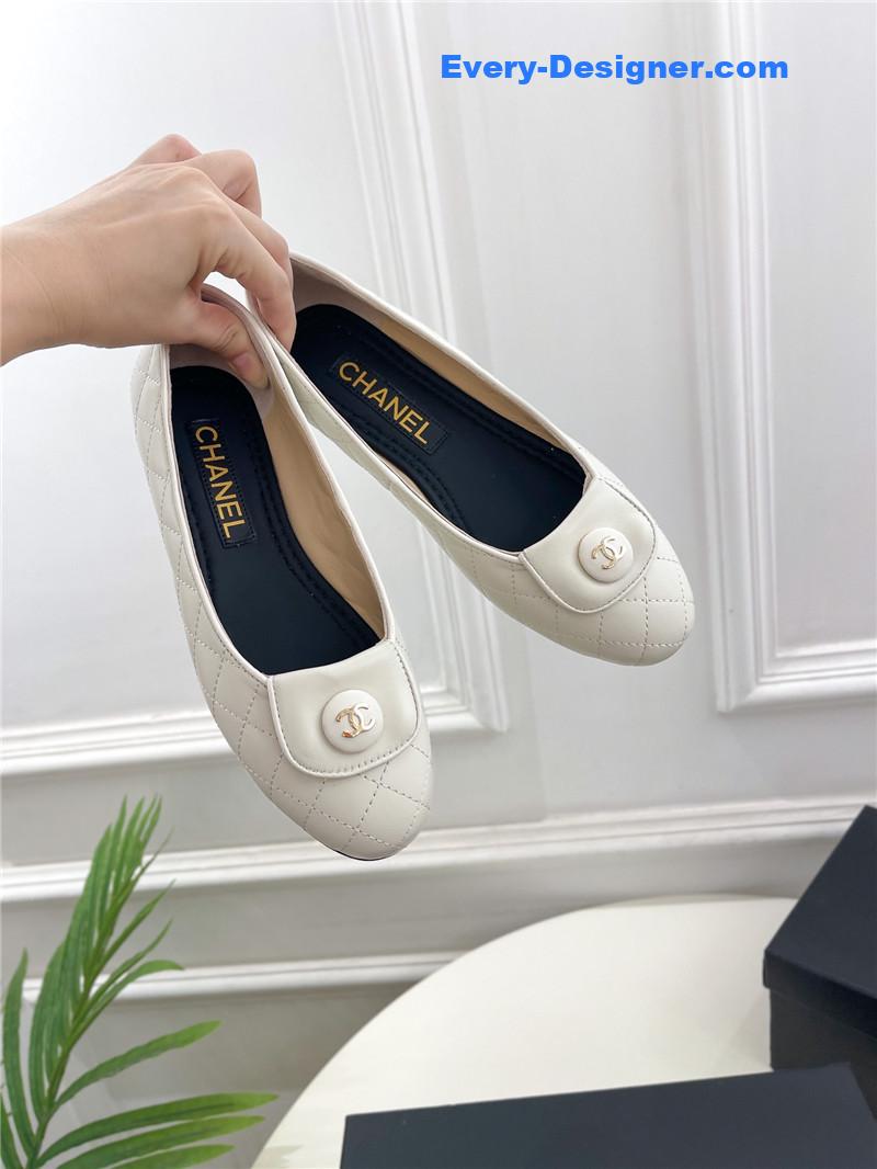 CC counter catwalk style ribbed flat shoes