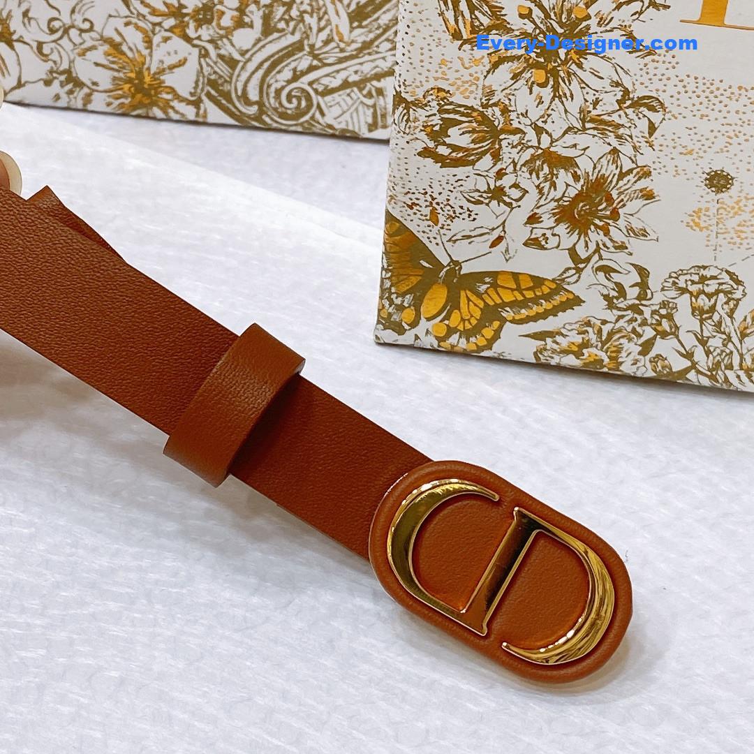 D10r new c d buckle brass calfskin belt