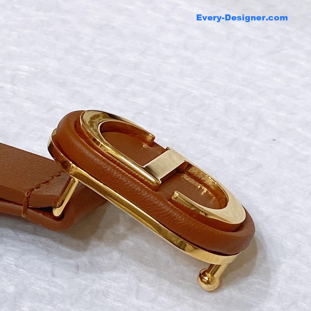 D10r new c d buckle brass calfskin belt