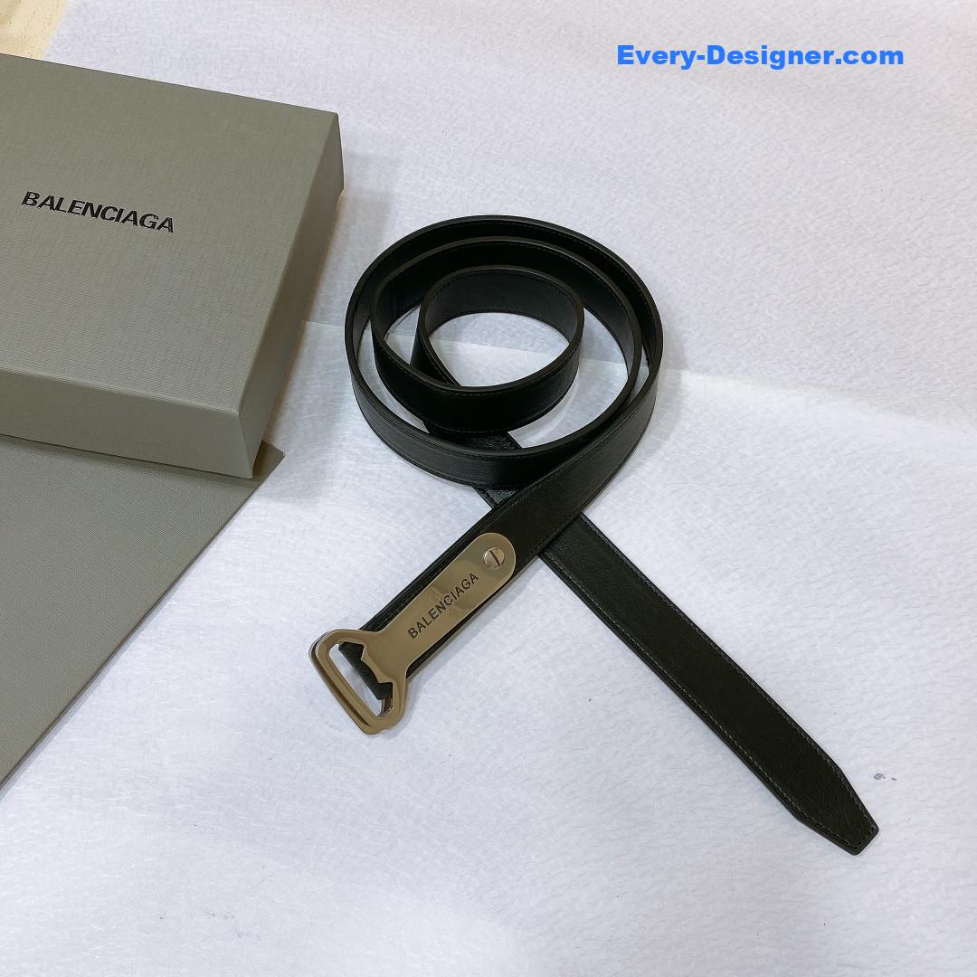 Ba1en*iaga designer plain belt