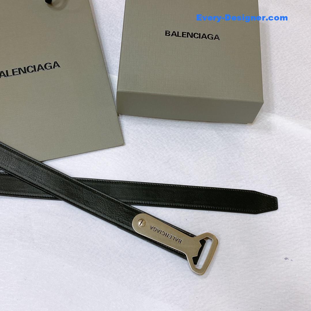 Ba1en*iaga designer plain belt