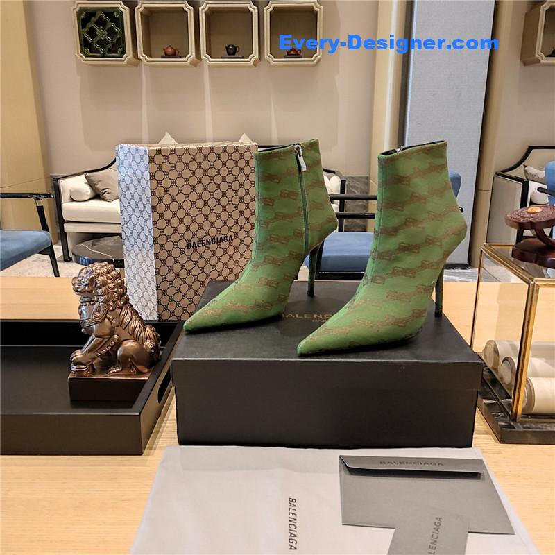 Ba1en*iaga pointed toe stiletto boots